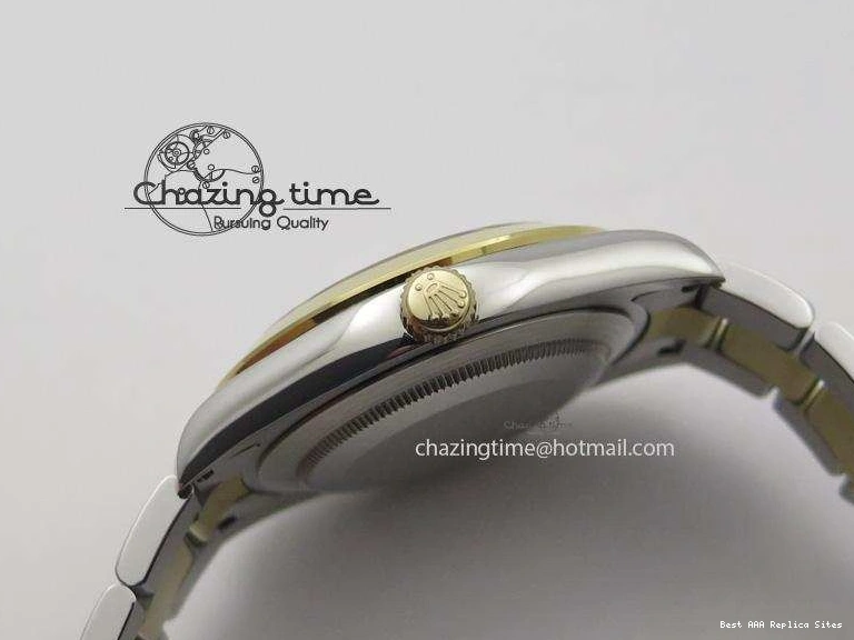 Best AAA Replica Sites 3978 On Bracelet Dial Black 116203 Best Diamond SS Oyster DateJust YG A UrbanStyle Edition BP-Maker 36MM 1225